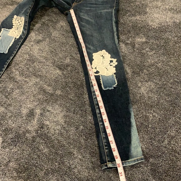 Free People Patchwork Jeans 24 - Picture 9 of 13